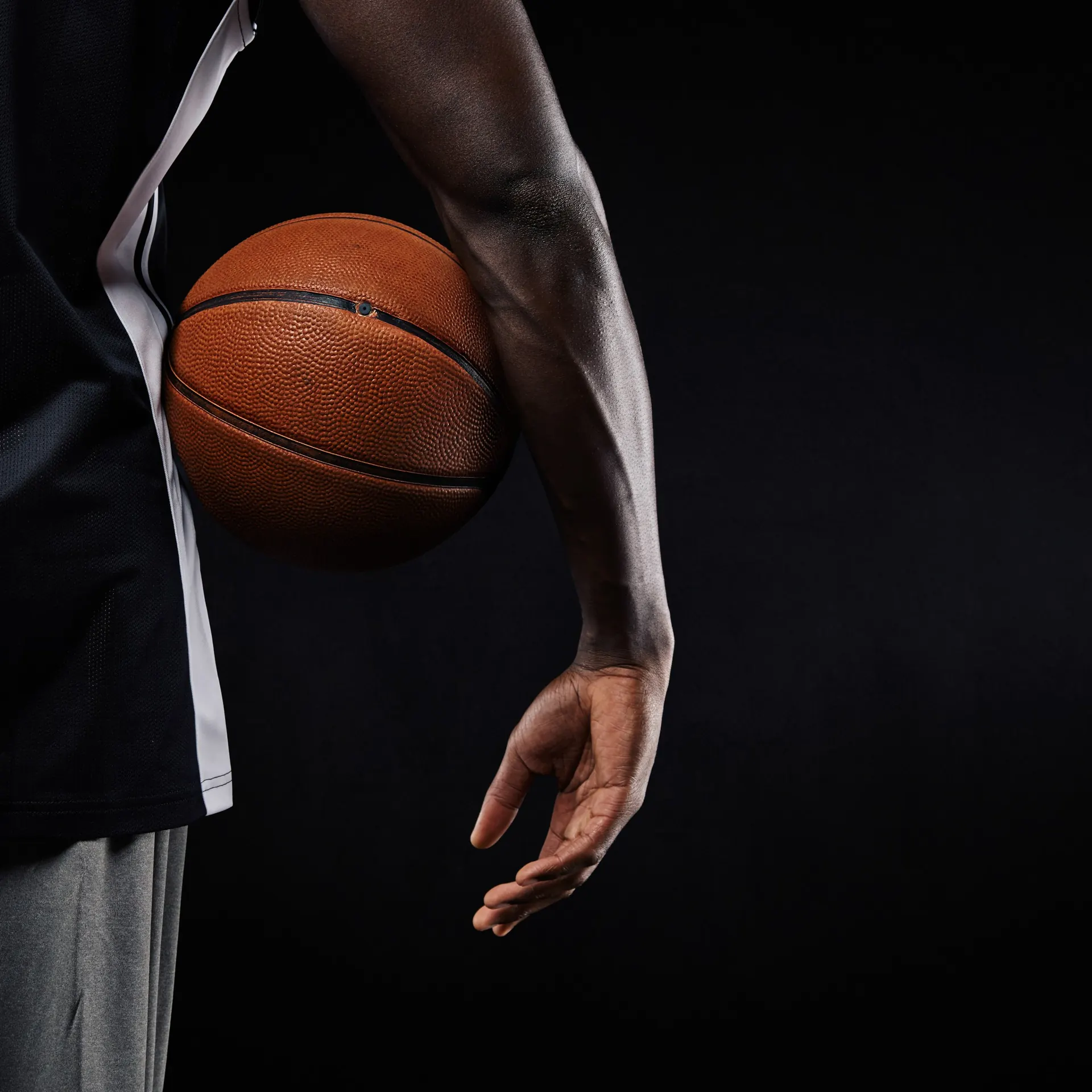 Basketball player in action